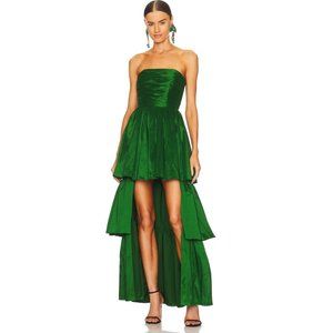 Lovers + Friends Michie Maxi Dress in Emerald Green Size Small - worn once